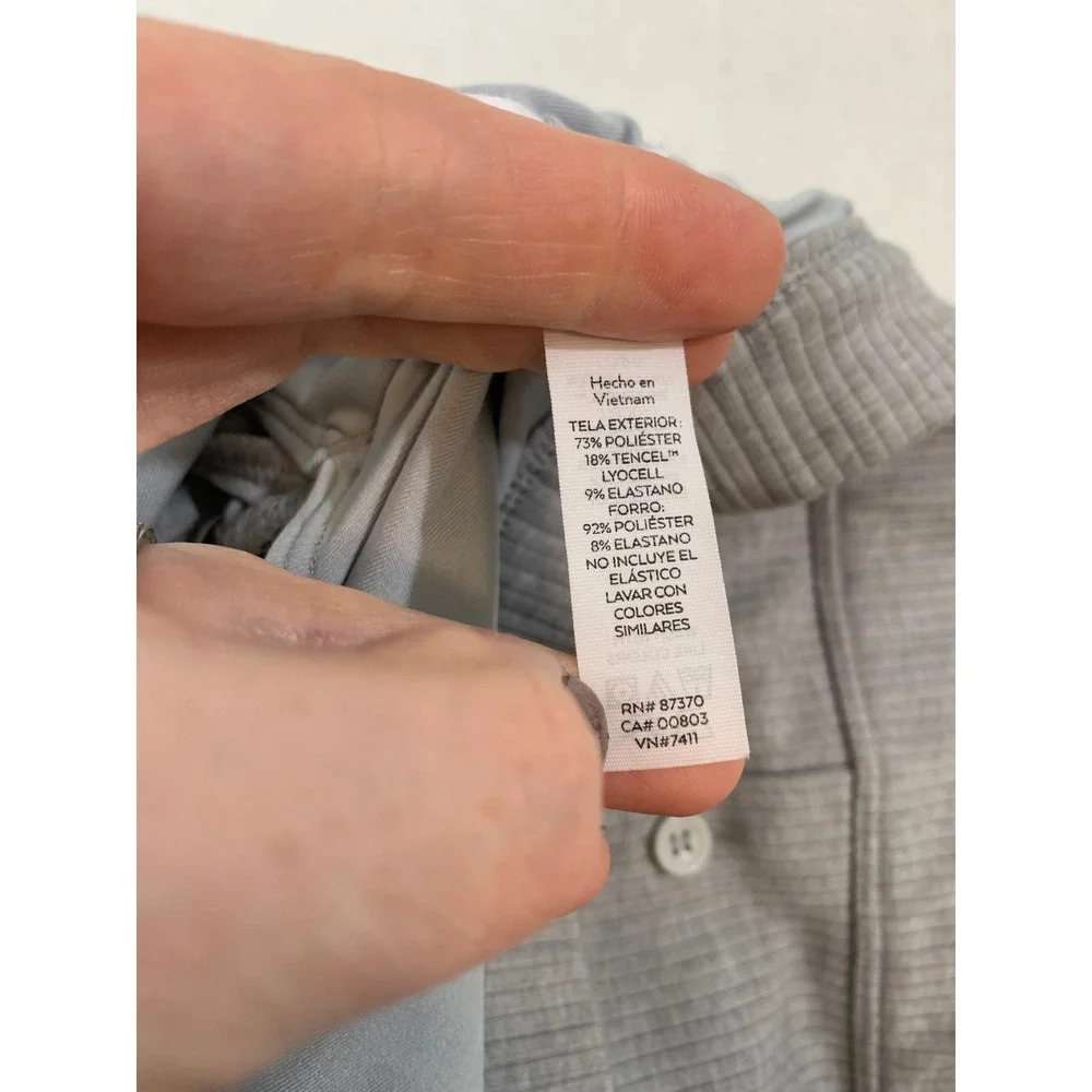 Alo Yoga blissful henley Bra Top Women Small Grey Ribbed Short Sleeve Scoop Neck